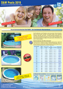 D&W Pools - preiswerte Schwimmbeckenset