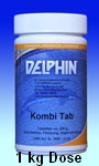 Delphin Chlor Kombi Tab Mini 1 kg Dose