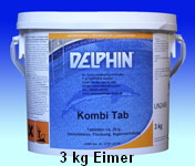 Delphin Chlor Kombi Tab 3 kg Eimer