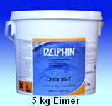 Delphin Dauerchlor 85 Tabletten 5 kg Eimer