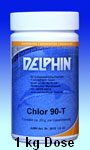 Delphin Dauerchlor 90 Tabletten 1 kg Dose