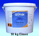 Delphin Schnellchlor Granulat 10 kg Eimer