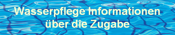 Delphin Wasserpflege preiswert Informationen ber die Zugabe von Pflegemitteln.