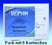 Delphin Floc Kartusche Pack mit 8 Kartuschen